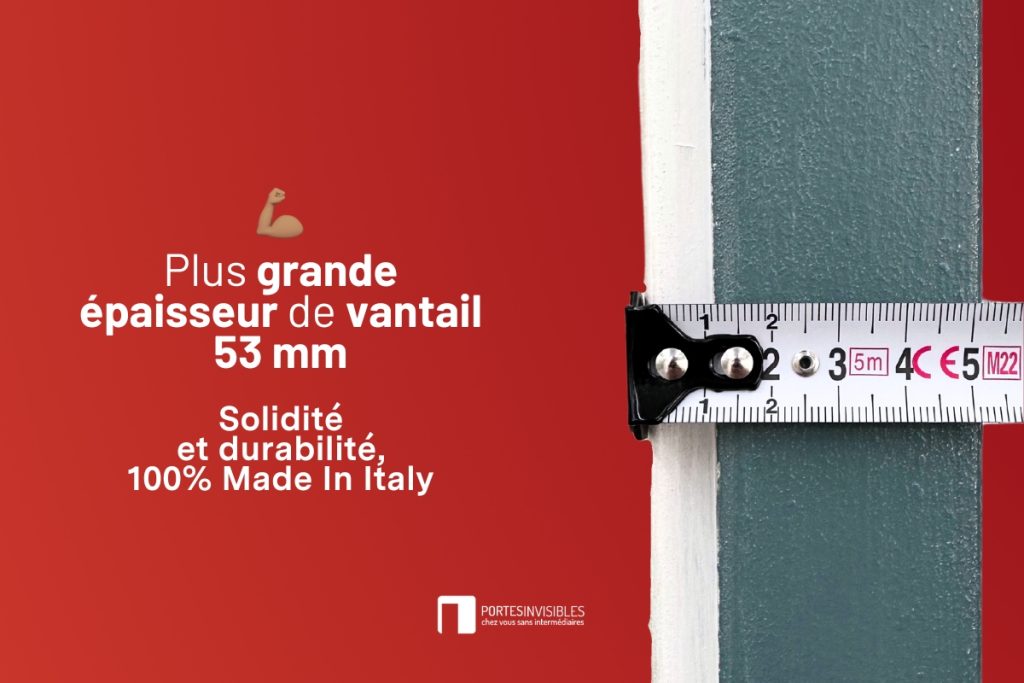 Vantail Invisible 53 mm