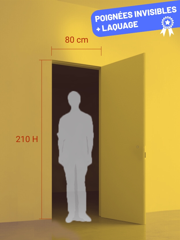 Porte battante standard premium 80x210 cm